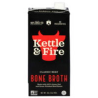 Kettle & Fire Classic Beef Bone Broth, 32 Ounce