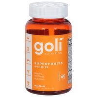 Goli Superfruits, Mixed Fruit, Gummies, 60 Each