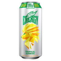 Mtn Dew Energy Energy Drink, Tropical Sunrise, 16 Fluid ounce