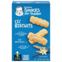 Gerber Snacks for Toddler Lil' Biscuits, Toddler (12+ Months), 4.4 Ounce