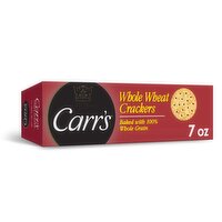 Carr's Crackers, Whole Wheat, 7 Ounce