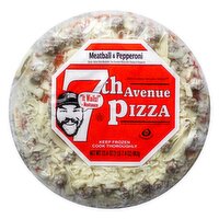 7th Avenue Pizza 12in, Meatball & Pepperoni Pizza, 23.4 Ounce