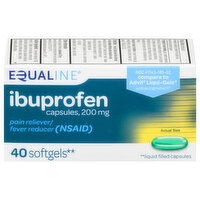 Equaline Softgels 200 mg Ibuprofen, 40 Each
