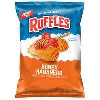 Ruffles Potato Chips, Honey Habanero, 8 Ounce