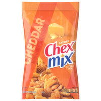 Chex Mix Snack Mix, Savory, Cheddar, 8 Ounce