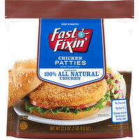 Fast Fixin Chicken Breast Patties (Frozen), 22.5 Ounce