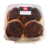 Cub Bakery Chocolate Iced Bavarian Bismark, 4 Each