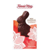 Fannie May Milk Chocolate, Solid Bunny, 3 Ounce