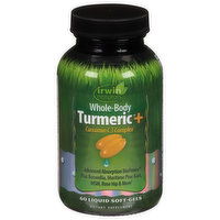 Irwin Naturals Turmeric + Curcumin C3 Complex, Whole-Body, Liquid Soft-Gels, 60 Each