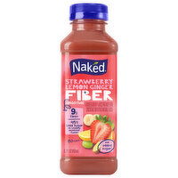Naked Strawberry Lemon Ginger Fiber Smoothie, 15.2 Fluid ounce