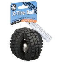 Pet Qwerks Dog Toy, Jingle X-Tire Ball, 3-1/2 inch, 1 Each