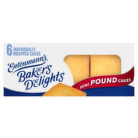 Entenmann's Baker's Delight Butter Mini Pound Cakes, 6 packs, 9.25 oz, 6 Each