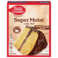 Betty Crocker Super Moist Cake Mix, Butter Recipe, Yellow, 13.25 Ounce