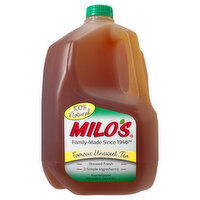 Milo's Unsweet Tea, Famous, 128 Ounce