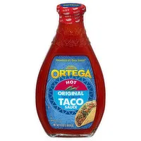 Ortega Taco Sauce, Original, Hot, 16 Ounce