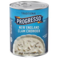 Progresso Soup, New England Clam Chowder, Traditional, 18.5 Ounce