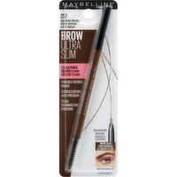 maybelline Defining Pencil, Brow Ultra Slim, Medium Brown 257, 0.003 Ounce