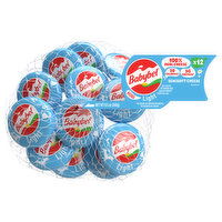 Babybel Semisoft Cheese, Light, Mini, 12 Each