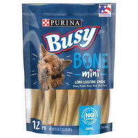 Busy Made in USA Facilities Small Breed Dog Bones, Mini, 21 Ounce