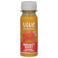 Vive Organic Wellness Shot, Original Ginger & Turmeric, Immunity Boost, 2 Fluid ounce