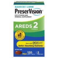 PreserVision Areds 2 Formula, Mini Soft Gels, 120 Each