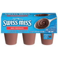 Swiss Miss Milk Chocolate Flavored Pudding, 6 Each