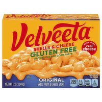 Velveeta Shells & Cheese, Gluten Free, Original, 12 Ounce