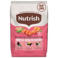 Rachael Ray Nutrish Natural Adult Real Salmon, Veggies & Brown Rice Recipe Food for Dogs, 13 Pound