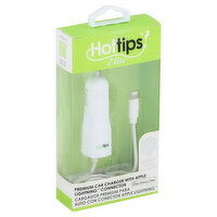 Hottips Elite Car Charger, Premium, with Apple Lightning Connector, 1 Each