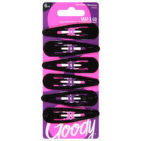 Goody Barrettes, Snap & Go, 6 Each