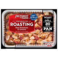 Pictsweet Farms Vegetables for Roasting Red Potatoes & Onions, with Salt & Cracked Pepper, 12 Ounce