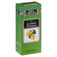 Spice Supreme Lemon Extract, Pure, 2 Fluid ounce