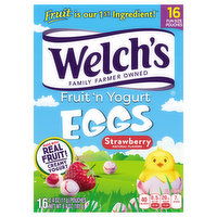 Welch's Fruit 'n Yogurt Snacks, Strawberry, Eggs, Fun Size, 16 Each