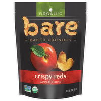 Bare Baked Crunchy Apple Chips, Organic, Crispy Reds, 3 Ounce