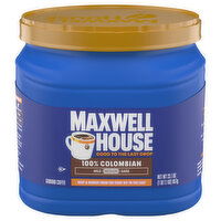 Maxwell House Coffee, Ground, Medium, 100% Colombian, 23.1 Ounce