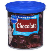 Pillsbury Frosting, Chocolate, Creamy Supreme, 16 Ounce