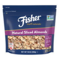 Fisher Chef's Naturals Natural Sliced Almonds, 10 Ounce