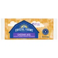 Crystal Farms Cheeses, Cheddar Jack, 7 Ounce