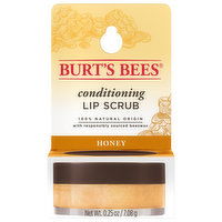 Burt's Bees Lip Scrub, Honey, Conditioning, 0.25 Ounce