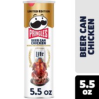 Pringles Potato Crisps Chips, Miller Lite Beer Can Chicken, Limited Edition, 5.5 Ounce
