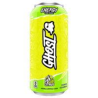 Ghost Energy Drink, Zero Sugar, Citrus, 16 Fluid ounce