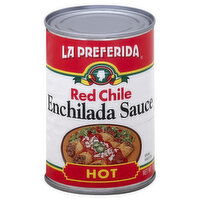 La Preferida Enchilada Sauce, Red Chile, Hot, 10 Ounce