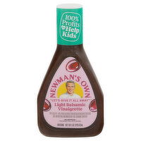 Newman's Own Dressing, Vinaigrette, Light Balsamic, 16 Fluid ounce