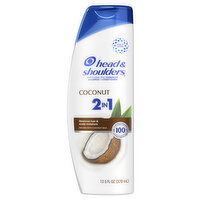 Head & Shoulders 2 in 1 Dandruff Shampoo and Conditioner, Coconut, 12.5 oz, 12.5 Ounce