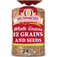 Brownberry 12 Grains and Seeds Whole Grain Bread, 24 oz, 24 Ounce