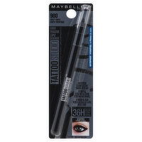 maybelline Tattoo Studio Pencil Liner, Gel, Waterproof, Deep Onyx 900, 0.04 Ounce