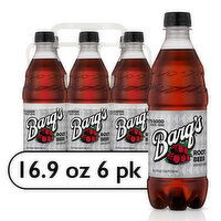 Barq's Root Beer Soda Soft Drink, 6 Each