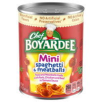 Chef Boyardee Mini Spaghetti & Meatballs, 14.5 Ounce