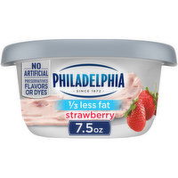 Philadelphia Strawberry Reduced Fat Cream Cheese Spread with a Third Less Fat, 7.5 Ounce