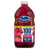 Ocean Spray 100% Juice, Cranberry, 64 Fluid ounce